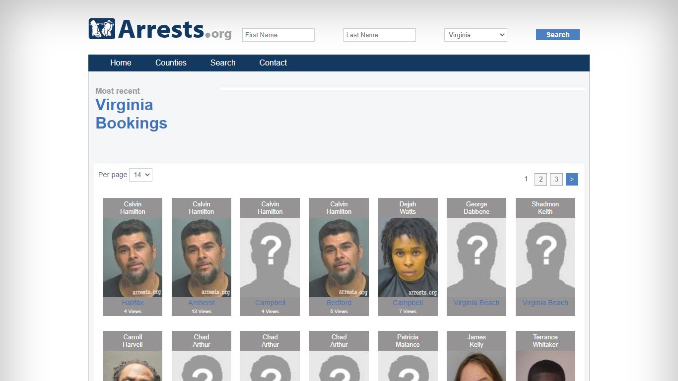 Virginia Arrests and Inmate Search